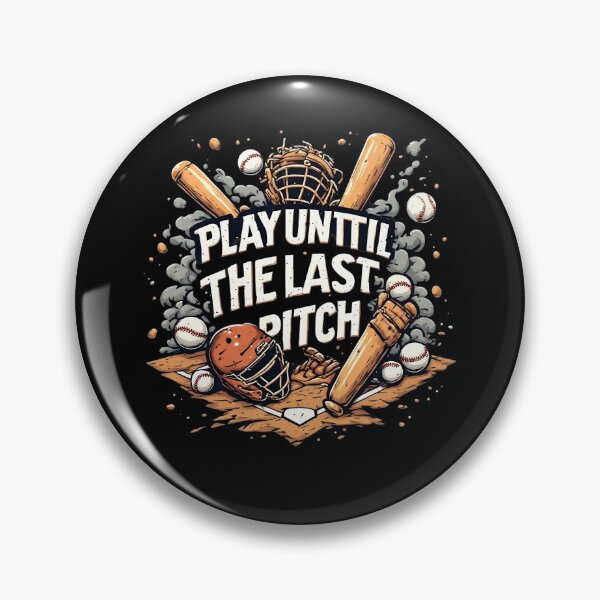 Item preview, Play Until the Last Pitch Baseball T-Shirt designed and sold by Radhestore.