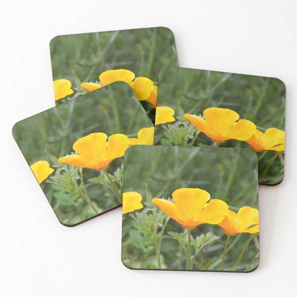 Item preview, Golden California Poppies Blooming in Meadow designed and sold by MiraNadaPrints.