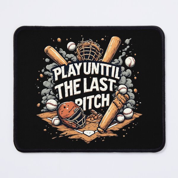 Item preview, Play Until the Last Pitch Baseball T-Shirt designed and sold by Radhestore.