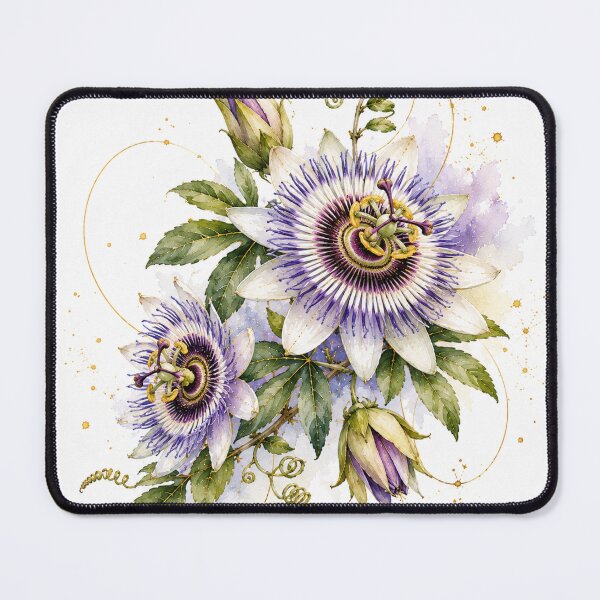 Item preview, Passionflower in Watercolor | Argentine Botany | Elegant Botanical Illustration designed and sold by Esencia Argentina.