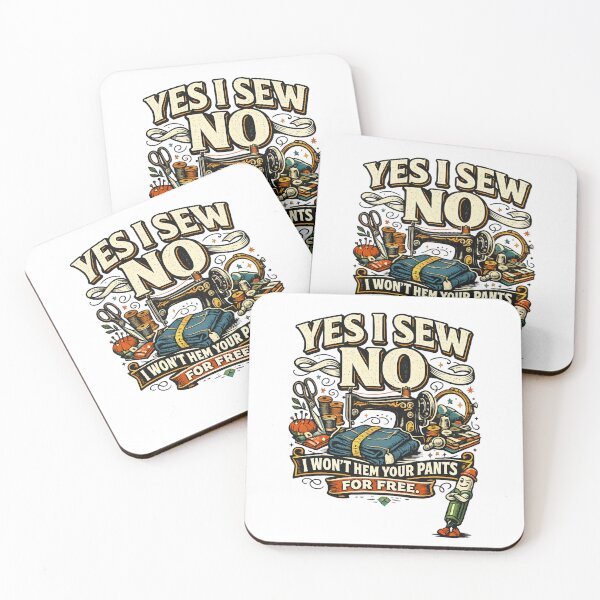 Item preview, Yes I Sew No I Won't Hem Your Pants For Free | Funny Sewing Shirt | Sarcastic Seamstress Gift designed and sold by EverStitchStudio ★★★★★.