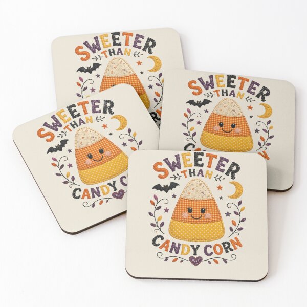 Item preview, Sweeter Than Candy Corn Patchwork Candy Corn Halloween Design designed and sold by Panom Suavichien.
