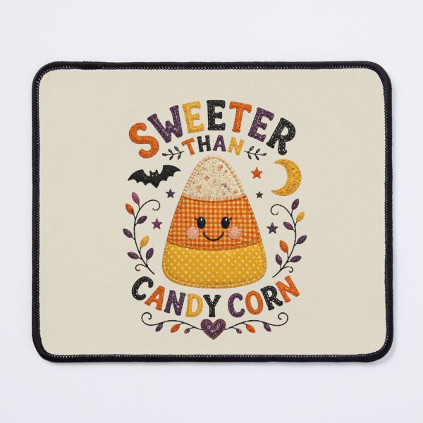 Item preview, Sweeter Than Candy Corn Patchwork Candy Corn Halloween Design designed and sold by Panom Suavichien.