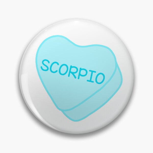 Item preview, Scorpio Blue Candy Heart Sweet Heart Cute designed and sold by SlimyFish.