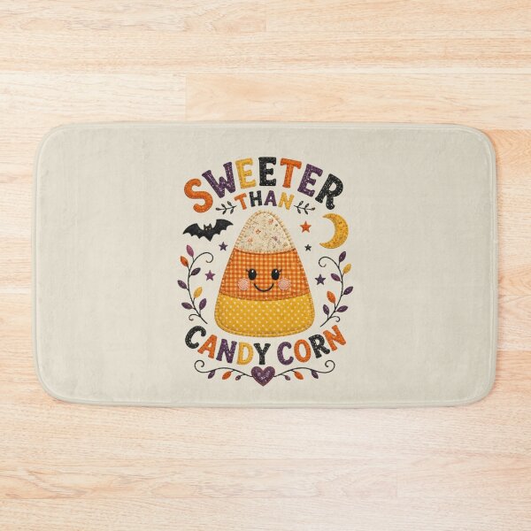 Item preview, Sweeter Than Candy Corn Patchwork Candy Corn Halloween Design designed and sold by Panom Suavichien.