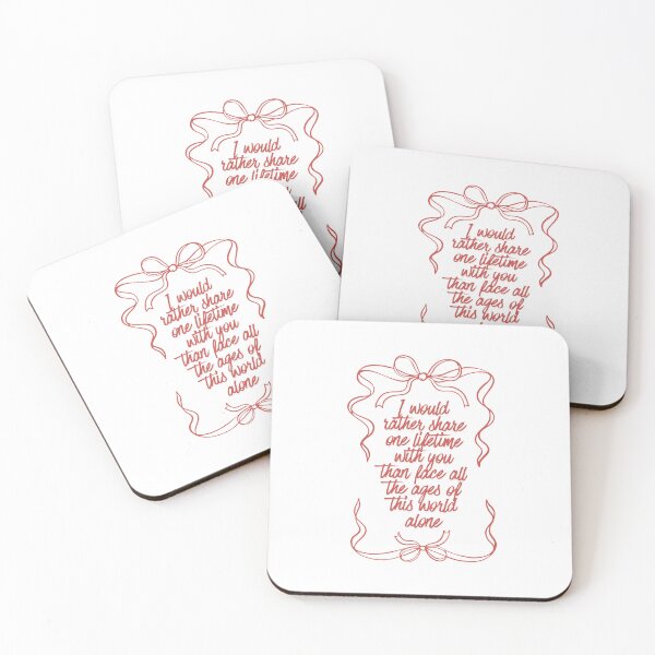 Item preview, I would rather share one lifetime with you than face all the ages of this world alone designed and sold by BingBangDesigns.