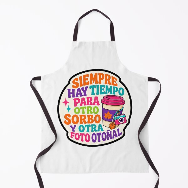 Item preview, Siempre Hay Tiempo Para Otro Sorbo Y Otra Foto Otoñal Autumn Coffee Camera designed and sold by ColeLaniTrading.
