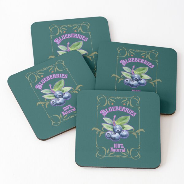 Item preview, Blueberries Art Nouveau designed and sold by joztees.