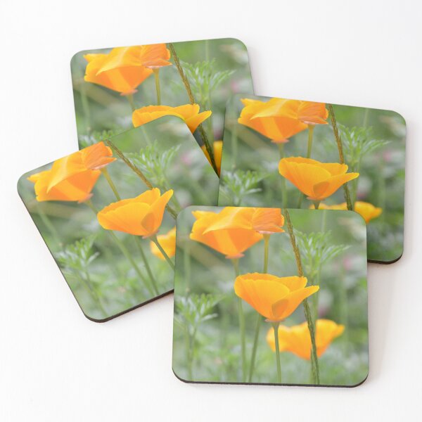 Item preview, Side Profile of Orange California Poppy designed and sold by MiraNadaPrints.