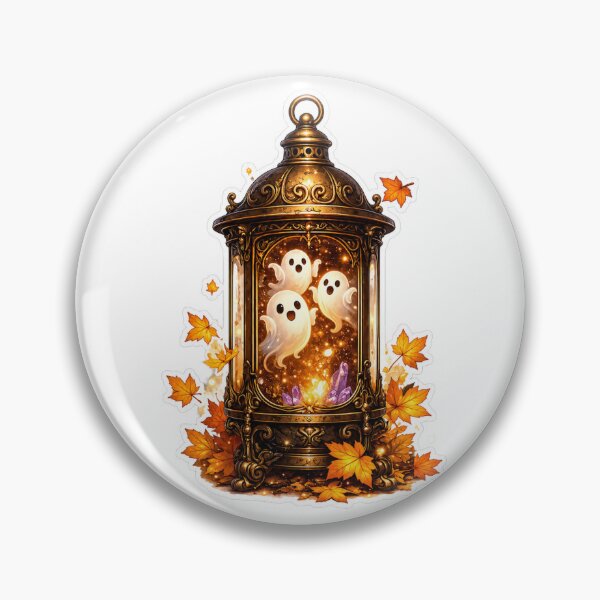 Item preview, Ghost Lantern | Cute Halloween Ghosts | Haunted Lantern | Cozy Spooky | Gothic Autumn | Witchy Decor | Magical Halloween designed and sold by MrDev.