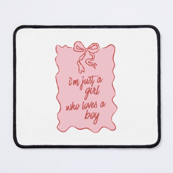 Item preview, I'm just a girl who loves a boy designed and sold by BingBangDesigns.
