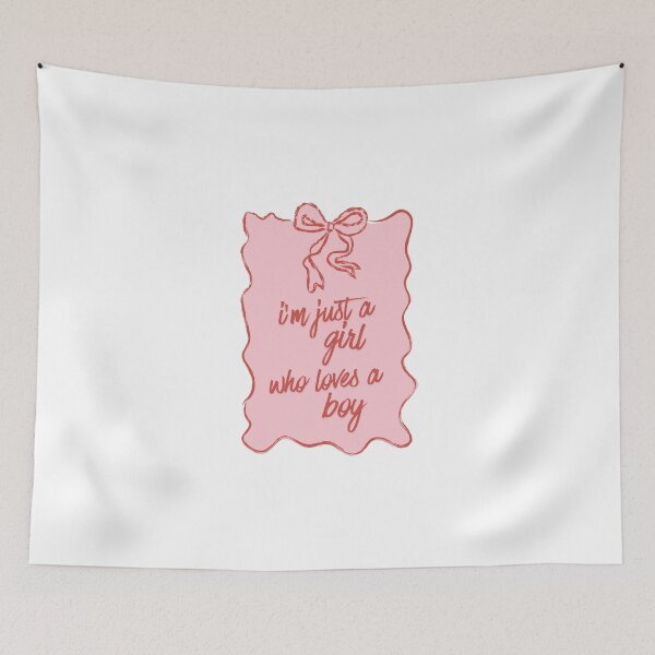 Item preview, I'm just a girl who loves a boy designed and sold by BingBangDesigns.