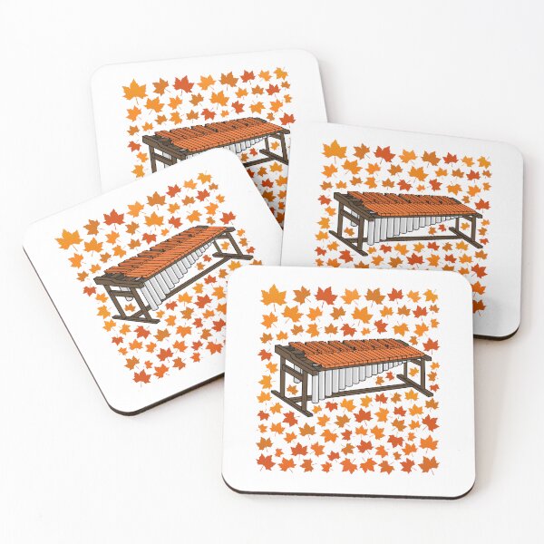 Item preview, Fall Marimba With Leaves, Marimbist Percussionist Musician Autumn designed and sold by doodlerob.