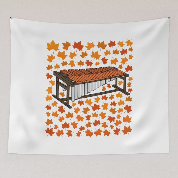 Item preview, Fall Marimba With Leaves, Marimbist Percussionist Musician Autumn designed and sold by doodlerob.