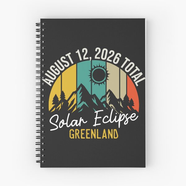 Item preview, August 12, 2026 Total Solar Eclipse Greenland designed and sold by legendaryskins.