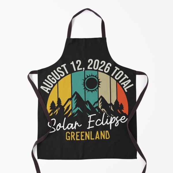 Item preview, August 12, 2026 Total Solar Eclipse Greenland designed and sold by legendaryskins.