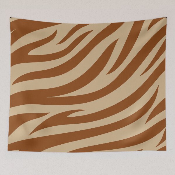 Item preview, Modern Graphic Zebra Print Pattern - Light Brown designed and sold by Frohyou.