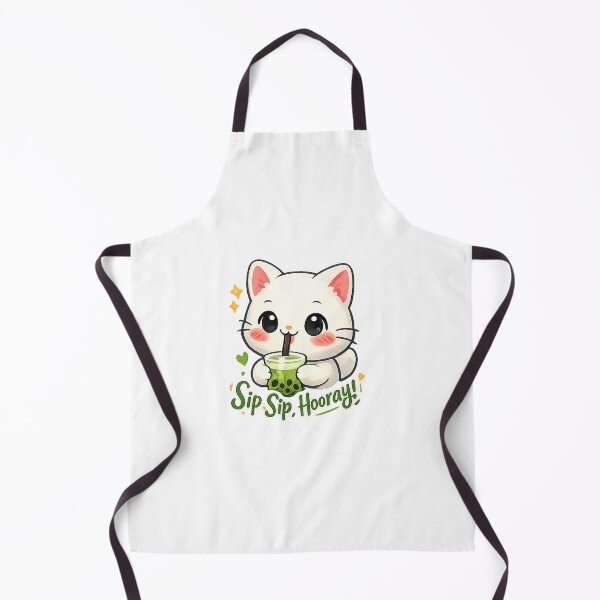 Item preview, Powered by Matcha and Magic - Cute Kawaii Matcha Boba Tea Sticker designed and sold by Salwastore.