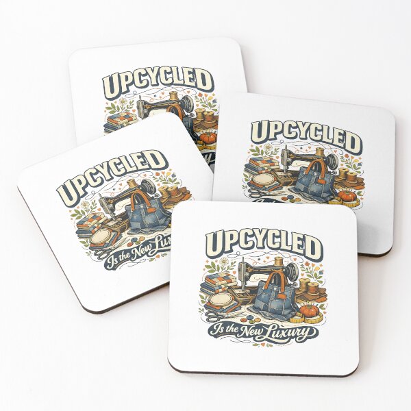 Item preview, Upcycled Is The New Luxury | Sustainable Sewing Quote designed and sold by EverStitchStudio ★★★★★.