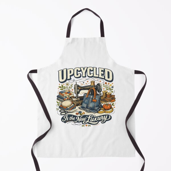Item preview, Upcycled Is The New Luxury | Sustainable Sewing Quote designed and sold by EverStitchStudio ★★★★★.