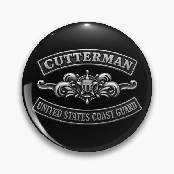 Item preview, USCG - Cutterman - Enlisted w txt - 3D - Enhanced designed and sold by Military Insignia Products.