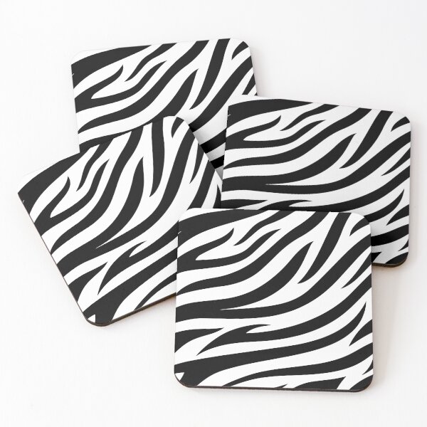 Item preview, Modern Graphic Zebra Print Pattern - Black & White designed and sold by Frohyou.