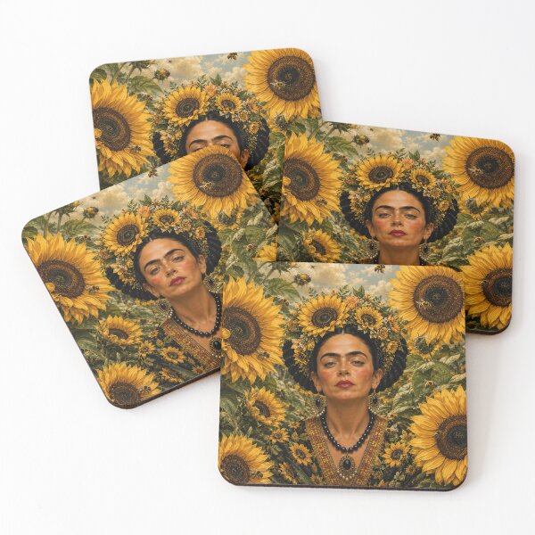 Item preview, Sunflowers Frida Kahlo designed and sold by Muycote.