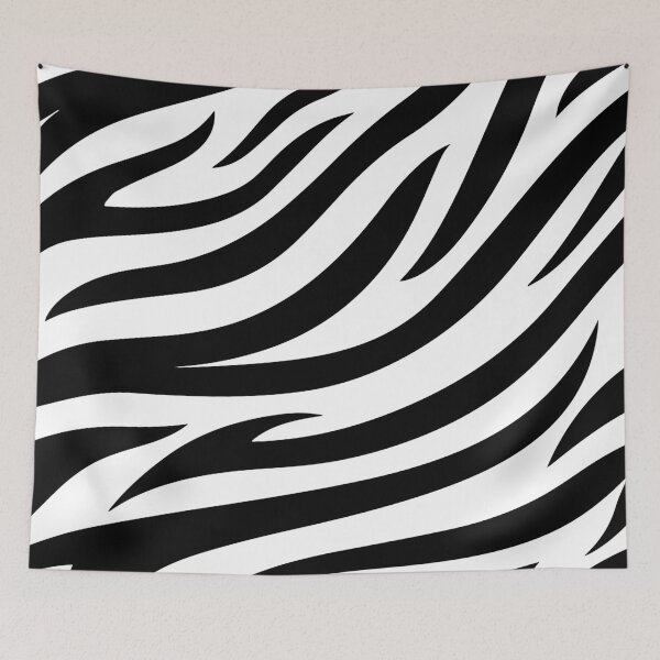 Item preview, Modern Graphic Zebra Print Pattern - Black & White designed and sold by Frohyou.