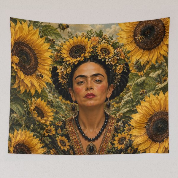 Item preview, Sunflowers Frida Kahlo designed and sold by Muycote.