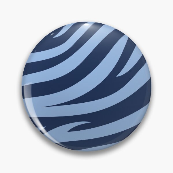 Item preview, Modern Graphic Zebra Print Pattern - Dark Blue designed and sold by Frohyou.