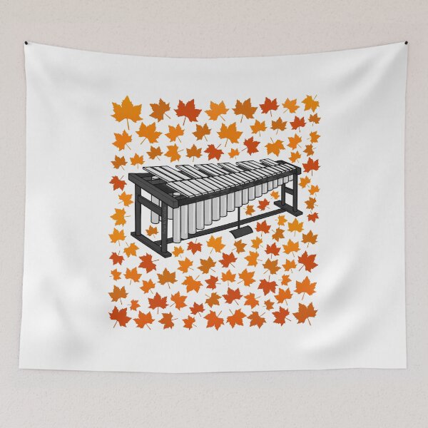 Item preview, Fall Vibraphone With Leaves, Vibraphonist Percussionist Musician Autumn designed and sold by doodlerob.