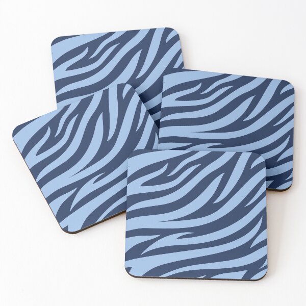 Item preview, Modern Graphic Zebra Print Pattern - Dark Blue designed and sold by Frohyou.