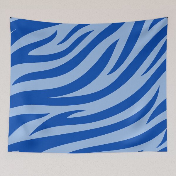 Item preview, Modern Graphic Zebra Print Pattern - Light Blue designed and sold by Frohyou.
