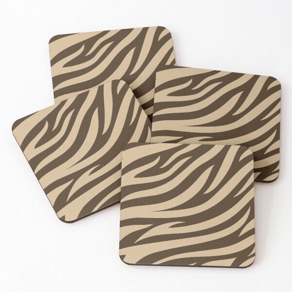 Item preview, Modern Graphic Zebra Print Pattern - Dark Brown designed and sold by Frohyou.