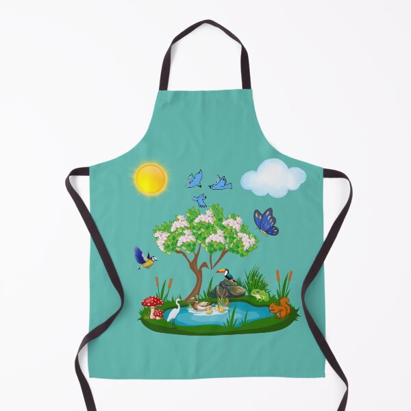 Item preview, Peaceful Nature Wildlife Landscape Illustration designed and sold by CREATIVE HIVE.