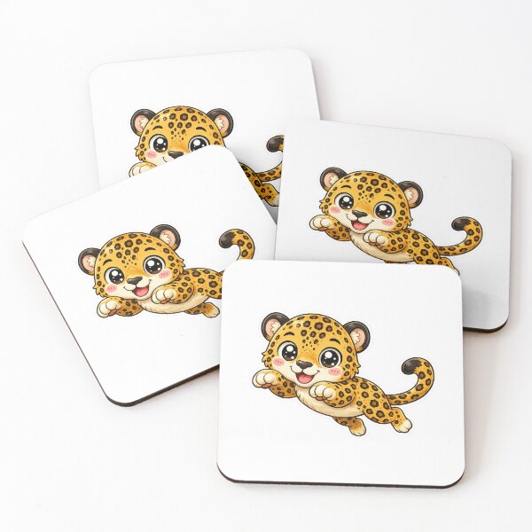 Item preview, Jaguar Kawaii Cute Cartoon  designed and sold by BackgroundND.