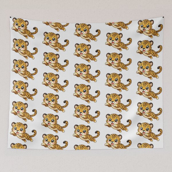 Item preview, Jaguar Kawaii Cute Cartoon  designed and sold by BackgroundND.