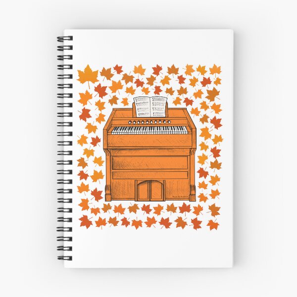 Item preview, Fall Harmonium With Leaves, Organist Musician Autumn designed and sold by doodlerob.