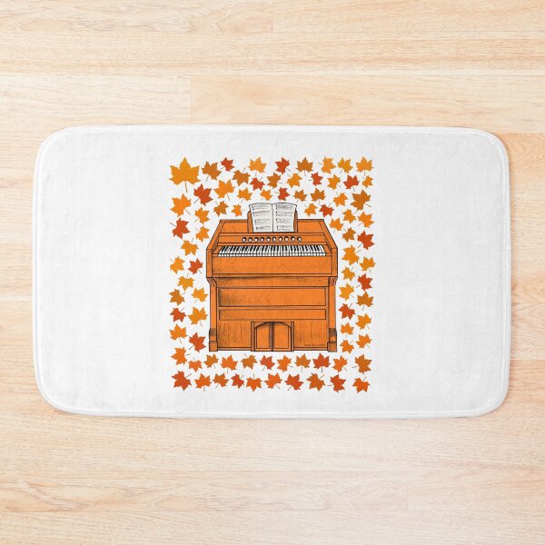 Item preview, Fall Harmonium With Leaves, Organist Musician Autumn designed and sold by doodlerob.