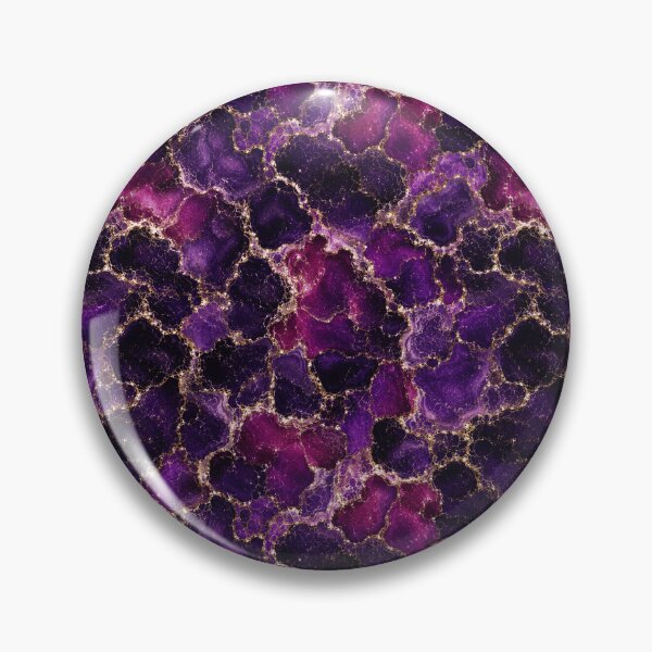 Item preview, Violet Celestial Ocean Marbled Print designed and sold by Inkworksbyshery.