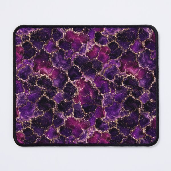 Item preview, Violet Celestial Ocean Marbled Print designed and sold by Inkworksbyshery.