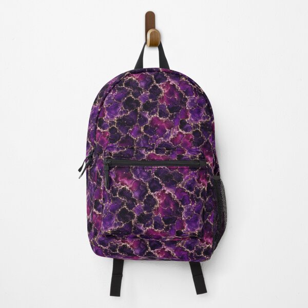 Item preview, Violet Celestial Ocean Marbled Print designed and sold by Inkworksbyshery.