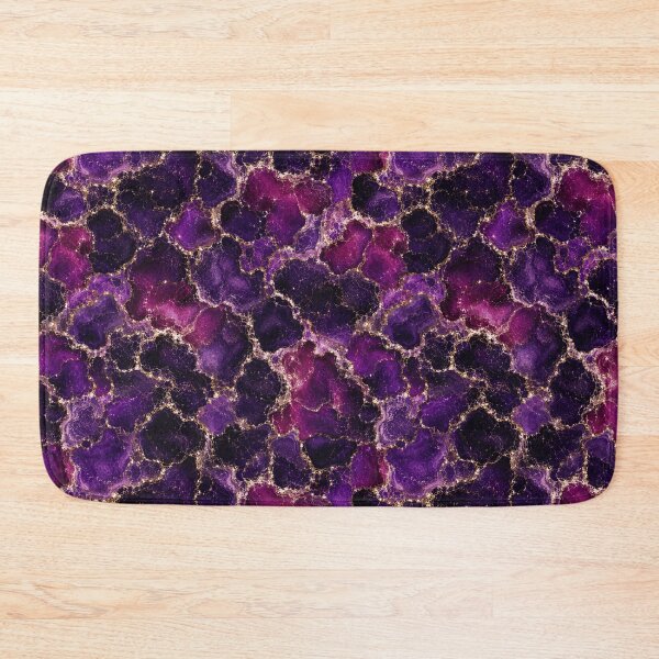 Item preview, Violet Celestial Ocean Marbled Print designed and sold by Inkworksbyshery.