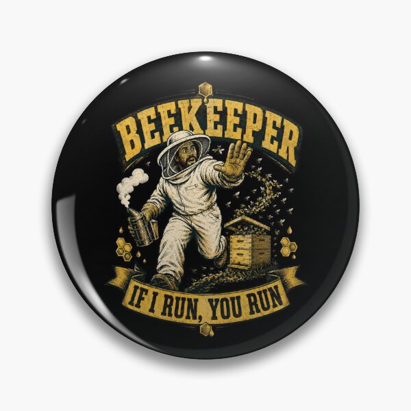 Item preview, Beekeeper If I Run You Run Funny Bee Swarm Humor designed and sold by JerdbordinShop.