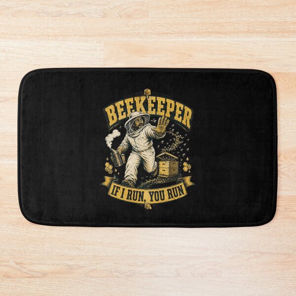 Item preview, Beekeeper If I Run You Run Funny Bee Swarm Humor designed and sold by JerdbordinShop.