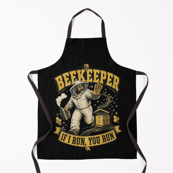 Item preview, Beekeeper If I Run You Run Funny Bee Swarm Humor designed and sold by JerdbordinShop.