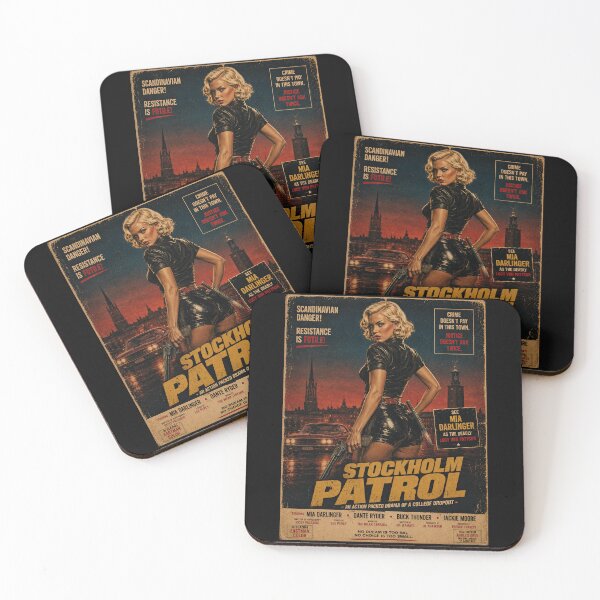Item preview, Stockholm Patrol Retro Crime Movie Art designed and sold by obstinator.