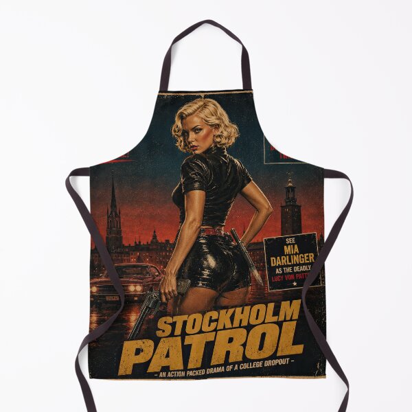 Item preview, Stockholm Patrol Retro Crime Movie Art designed and sold by obstinator.
