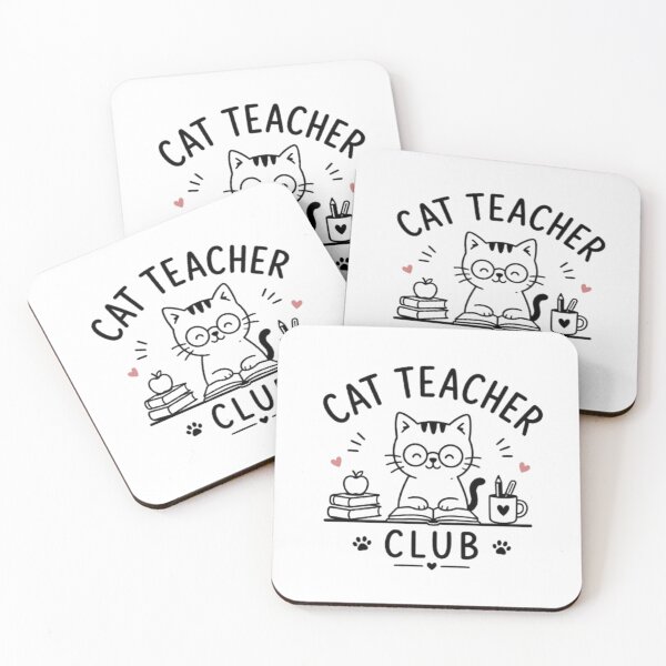 Item preview, Cat Teacher Club Cute Teacher Cat Lover Design designed and sold by 1PRINTORA1.