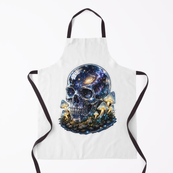 Item preview, Cosmic Galaxy Skull | Celestial Skull | Space Gothic | Glowing Mushroom Skull | Dark Fantasy | Gothic Halloween | Universe Art designed and sold by MrDev.
